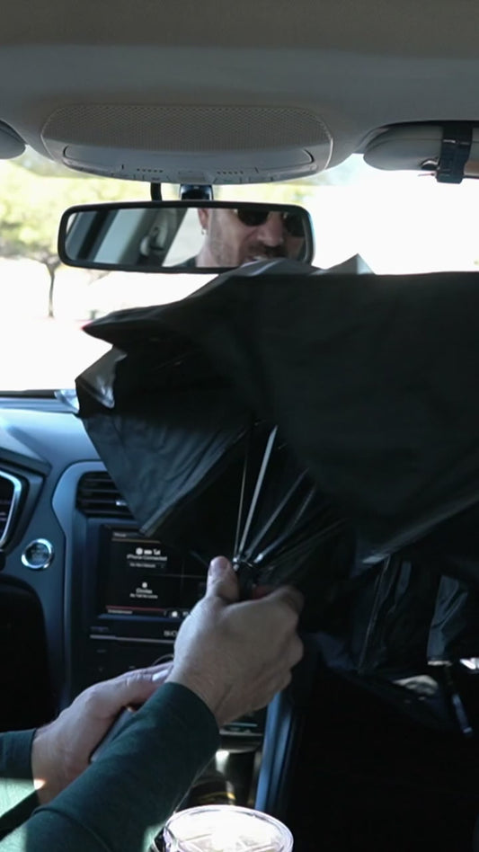 AutoBizarre Car Windshield Sunshade Umbrella -  Auto Windshield Sun Shade Cover for Heat Insulation & UV Protection